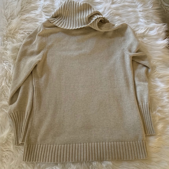 Sweater long sleeve cowl neck tan Nautica size L - Picture 5 of 5